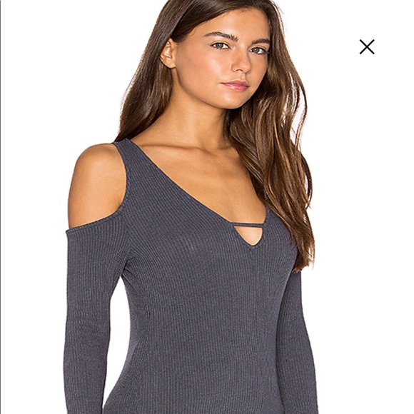 SOLD OUT PROJECT SOCIAL T SULTRY TOP IN CHARCOAL! - Picture 2 of 6